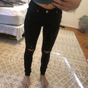 Abercrombie and Fitch black jeans
